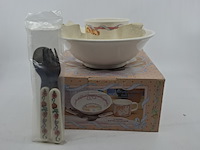 Ca. 23x kinder servies set, cherished teddies, jack & jill melamine dinner set - afbeelding 1 van  7