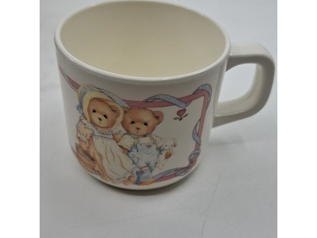 Ca. 23x kinder servies set, cherished teddies, jack & jill melamine dinner set - afbeelding 4 van  7