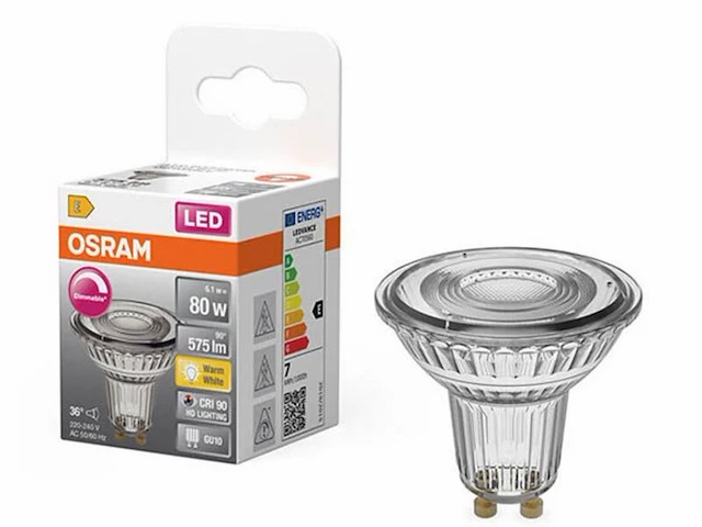 Ca. 23x led lamp - energielabel g - reflector 8.3w osram, gu10 - afbeelding 1 van  2