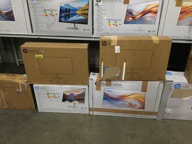 Ca. 23x monitor, hp - afbeelding 9 van  10