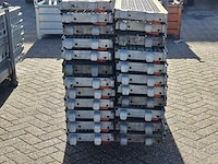 Ca. 23x o-roostervloer, layher, allround | 257x32 cm, in transportbok - afbeelding 4 van  6