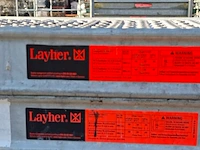 Ca. 23x o-roostervloer, layher, allround | 257x32 cm, in transportbok - afbeelding 6 van  6