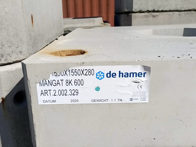 Ca. 23x prefab betonnen inspectieputten, de hamer, diverse soorten, 2024 - afbeelding 10 van  22