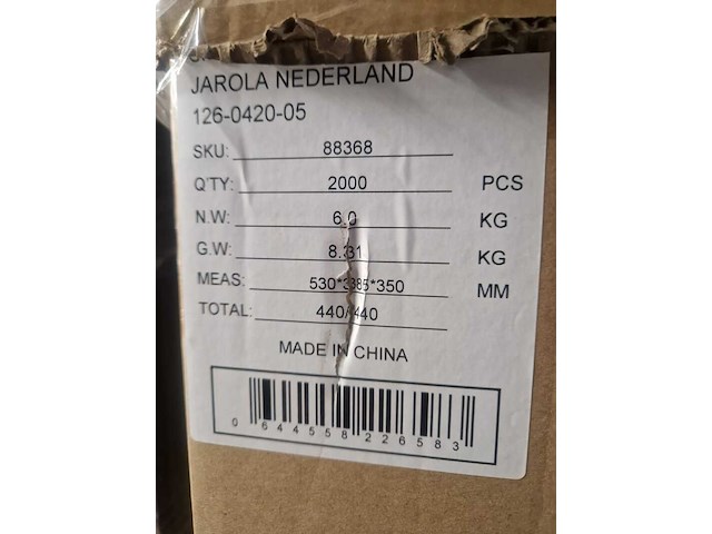 Ca. 24000x mondkapjes, blauw - afbeelding 2 van  2