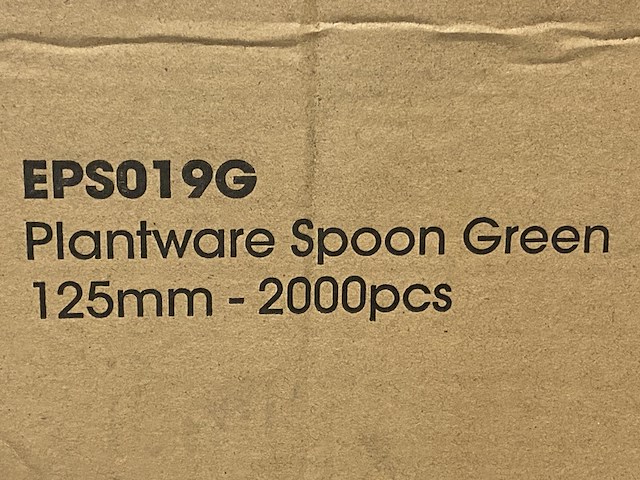 Ca. 24000x plantware composteerbare koffie lepels, groen - afbeelding 5 van  5