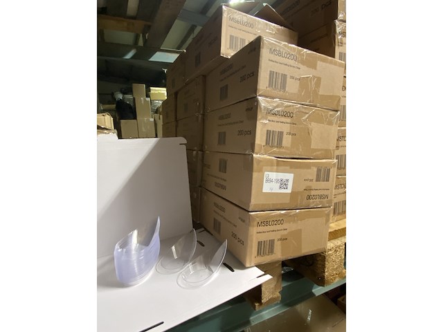 Ca. 2400x fingerfood - amuselepels, transparant - afbeelding 3 van  4