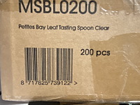 Ca. 2400x fingerfood - amuselepels, transparant - afbeelding 4 van  4