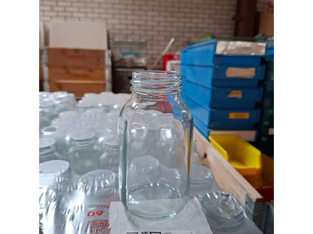 Ca. 240x glazen pot - afbeelding 2 van  3