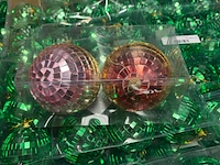 Ca. 240x kerstballen, house of seasons, diversen, foam met spiegel afwerking - afbeelding 4 van  5