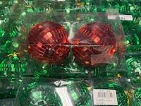 Ca. 240x kerstballen, house of seasons, diversen, foam met spiegel afwerking - afbeelding 5 van  5