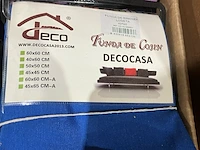 Ca. 240x kussenhoezen, decocasa, diverse kleuren - afbeelding 2 van  7