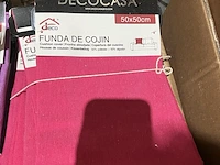 Ca. 240x kussenhoezen, decocasa, diverse kleuren - afbeelding 5 van  7