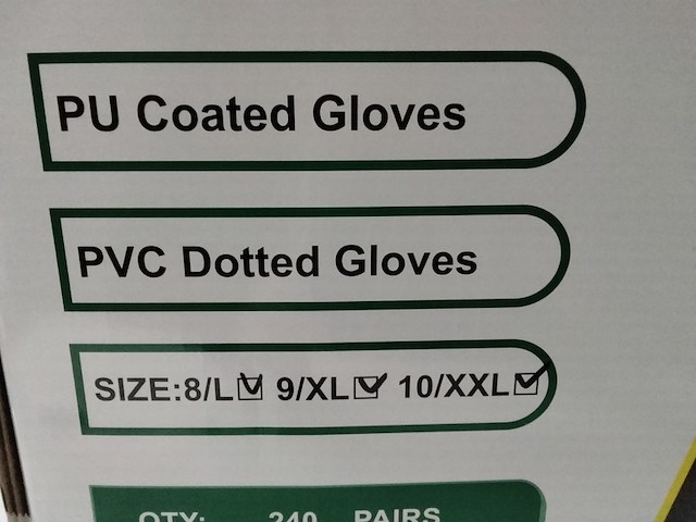 Ca. 240x paar werkhandschoenen jungwille - afbeelding 2 van  3