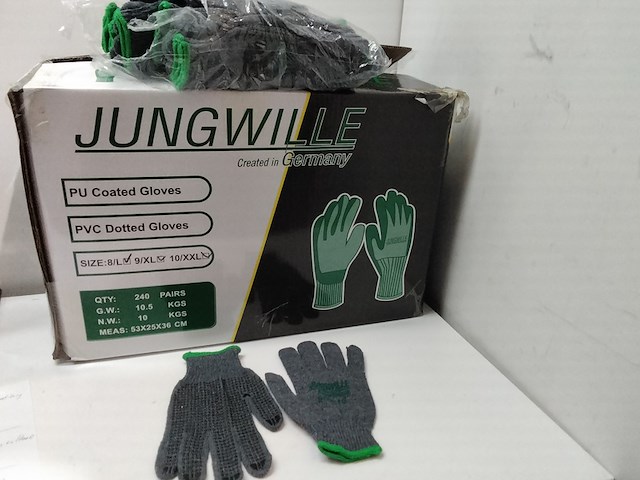 Ca. 240x paar werkhandschoenen met anti slip - afbeelding 1 van  3