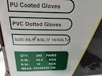 Ca. 240x paar werkhandschoenen met anti slip - afbeelding 2 van  3