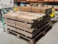 Ca. 240x palen met punt, massaranduba - afbeelding 1 van  6