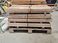 Ca. 240x palen met punt, massaranduba - afbeelding 2 van  6