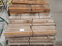 Ca. 240x palen met punt, massaranduba - afbeelding 3 van  6