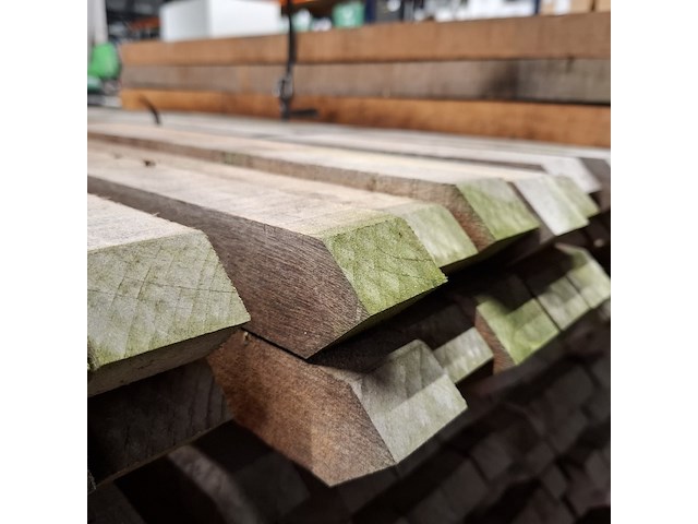 Ca. 240x palen met punt, massaranduba - afbeelding 5 van  6