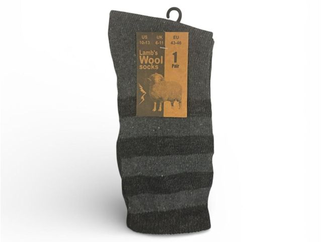 Ca. 240x sokken - paar lamb's wool, maat 43-46 - afbeelding 1 van  2