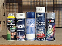 Ca. 240x spuitbus met verf en sprays, o.a. vincent, tecar en bostik - afbeelding 3 van  5