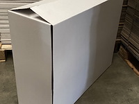 Ca. 240x verzend / wikkeldozen 65x25x58cm, wit - afbeelding 2 van  2