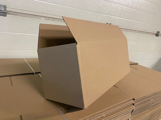 Ca. 240x verzenddozen 42x17x17cm, bruin - afbeelding 2 van  4