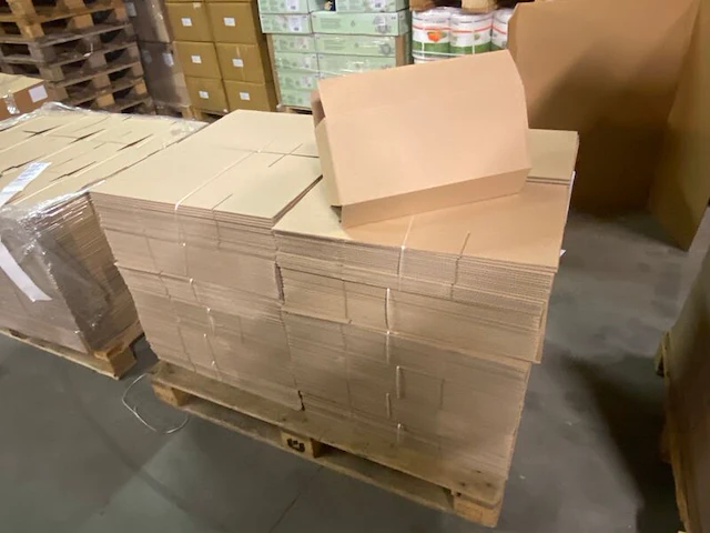 Ca. 240x verzenddozen, bruin, 42x17x17cm - afbeelding 1 van  4
