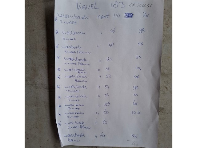 Ca. 244x diverse werkkleding - afbeelding 16 van  30