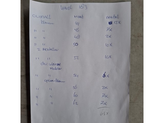 Ca. 244x diverse werkkleding - afbeelding 17 van  30