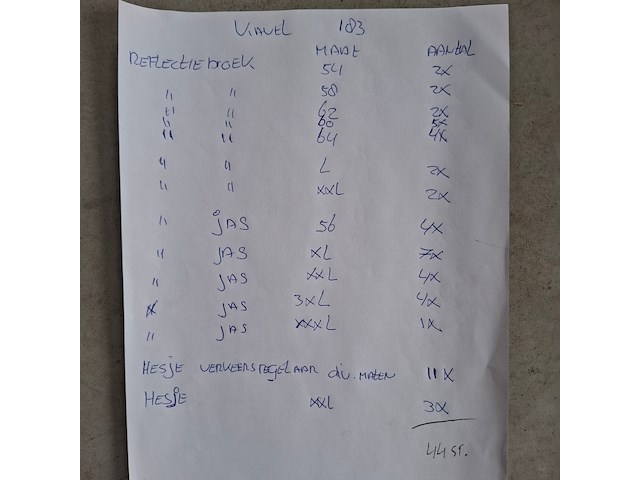 Ca. 244x diverse werkkleding - afbeelding 20 van  30