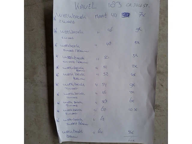 Ca. 244x diverse werkkleding - afbeelding 16 van  30