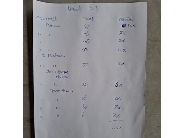 Ca. 244x diverse werkkleding - afbeelding 17 van  30