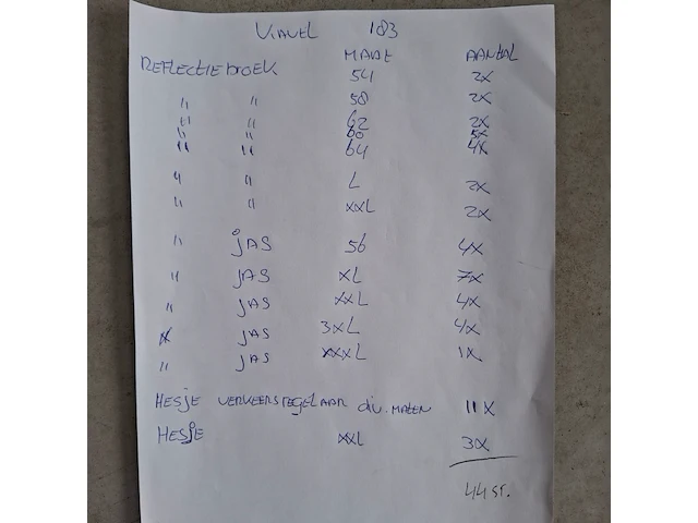 Ca. 244x diverse werkkleding - afbeelding 20 van  30