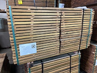 Ca. 247x guyana ipé planken geschaafd, 25x70mm, lengte 155cm - afbeelding 2 van  4