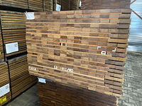 Ca. 247x guyana ipé planken geschaafd, 25x70mm, lengte 155cm - afbeelding 3 van  4