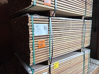Ca. 247x guyana ipé planken geschaafd, 25x70mm, lengte 155cm - afbeelding 4 van  4