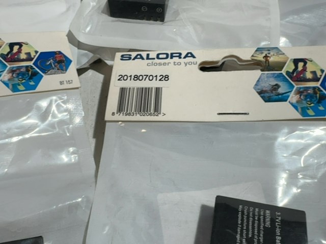 Ca. 24x accu lithium-ion 900 mah, salora, bt-157, zwart - afbeelding 3 van  3