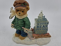 Ca. 24x beeldje, cherished teddies, james - going my way for the holidays, 269786 - afbeelding 1 van  7