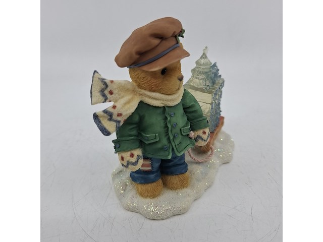Ca. 24x beeldje, cherished teddies, james - going my way for the holidays, 269786 - afbeelding 2 van  7