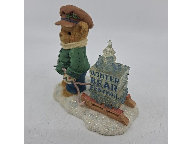 Ca. 24x beeldje, cherished teddies, james - going my way for the holidays, 269786 - afbeelding 3 van  7
