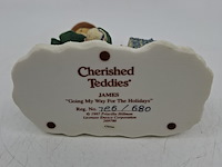 Ca. 24x beeldje, cherished teddies, james - going my way for the holidays, 269786 - afbeelding 5 van  7
