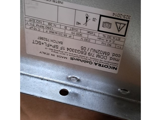 Ca. 24x centrifugaal ventilator, o.a. nicotra gbhardt, ddm7/9 e6g3304 - afbeelding 2 van  7