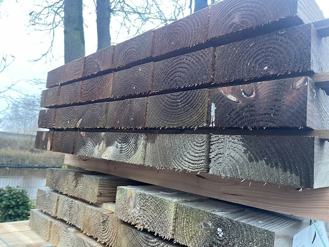 Ca. 24x douglas balken fijnbezaagd, 75x175mm, lengte 300cm - afbeelding 3 van  3