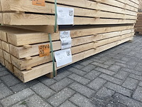 Ca. 24x douglas balken fijnbezaagd, 75x175mm, lengte 300cm - afbeelding 4 van  4