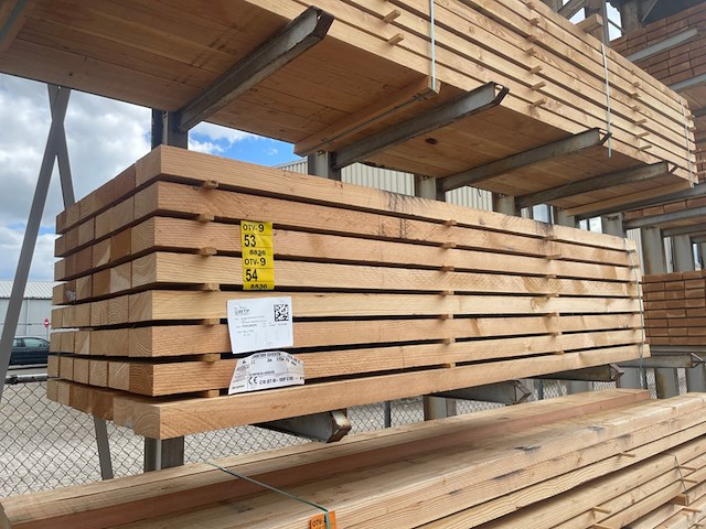 Ca. 24x douglas balken fijnbezaagd, 75x175mm, lengte 300cm - afbeelding 4 van  4