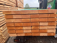 Ca. 24x douglas balken fijnbezaagd, 75x175mm, lengte 400cm - afbeelding 3 van  4