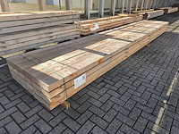 Ca. 24x douglas balken fijnbezaagd, 75x175mm, lengte 600cm - afbeelding 4 van  4