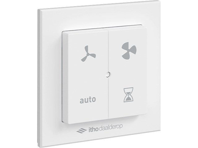 Ca. 24x draadloze bediening, itho daalderop, rft-n auto, ral 9010 - afbeelding 1 van  4