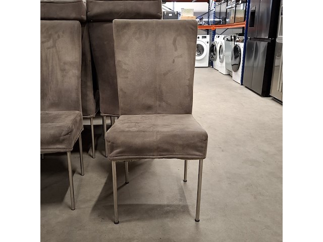 Ca. 24x eettafel stoelen, grijs skai - afbeelding 4 van  9